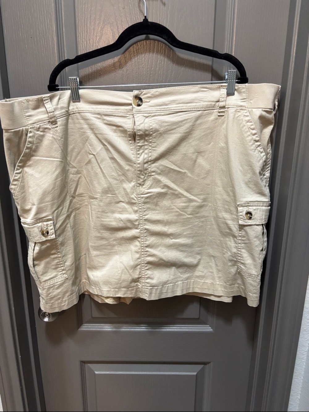 Cargo Pocket Cotton Skort